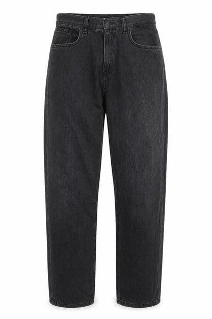 Be Yourself Womens Black Cotton Straight Jeans Size 28 in Regular Zip
