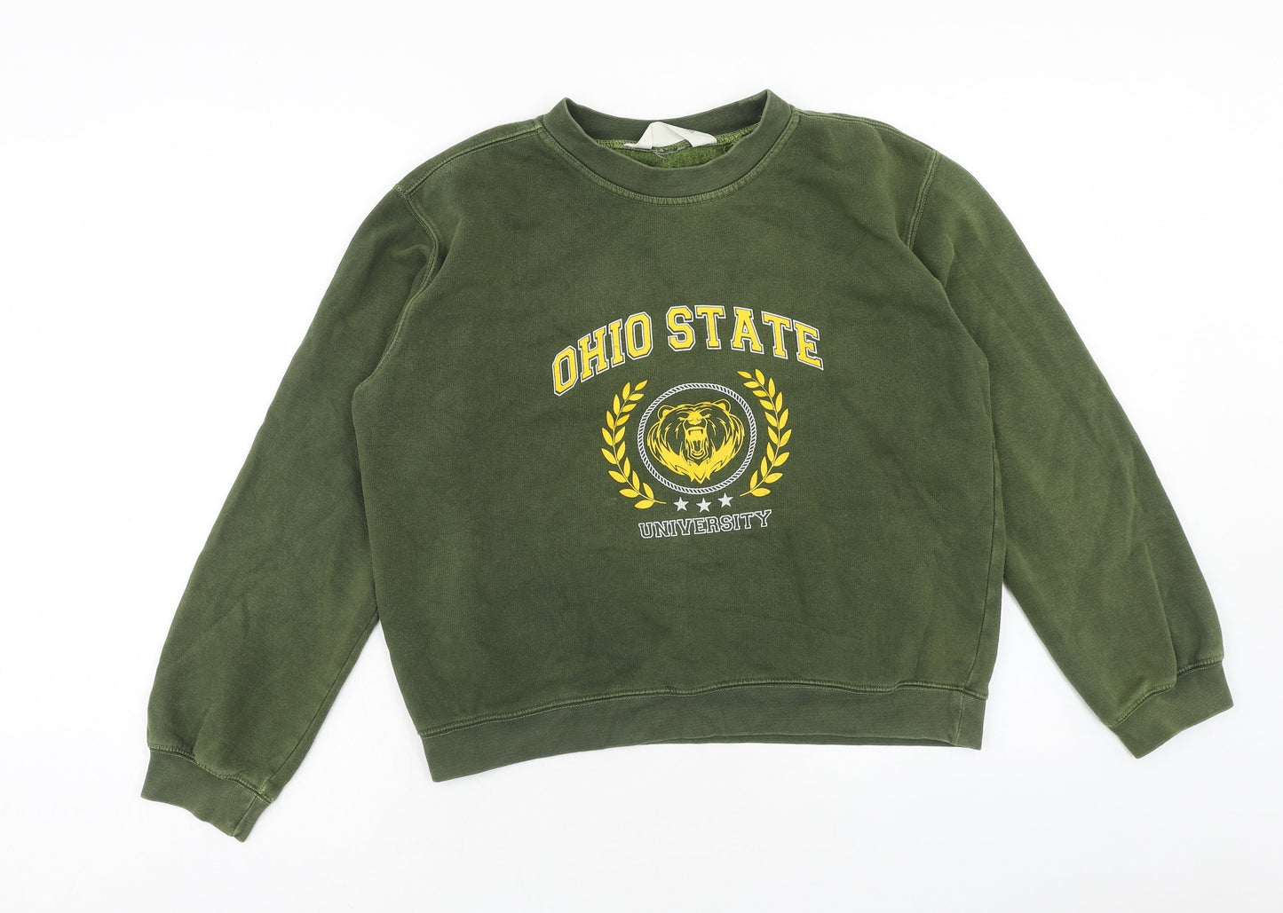 Harper & Lewis Womens Green Cotton Pullover Sweatshirt Size S Pullover - Ohio State University