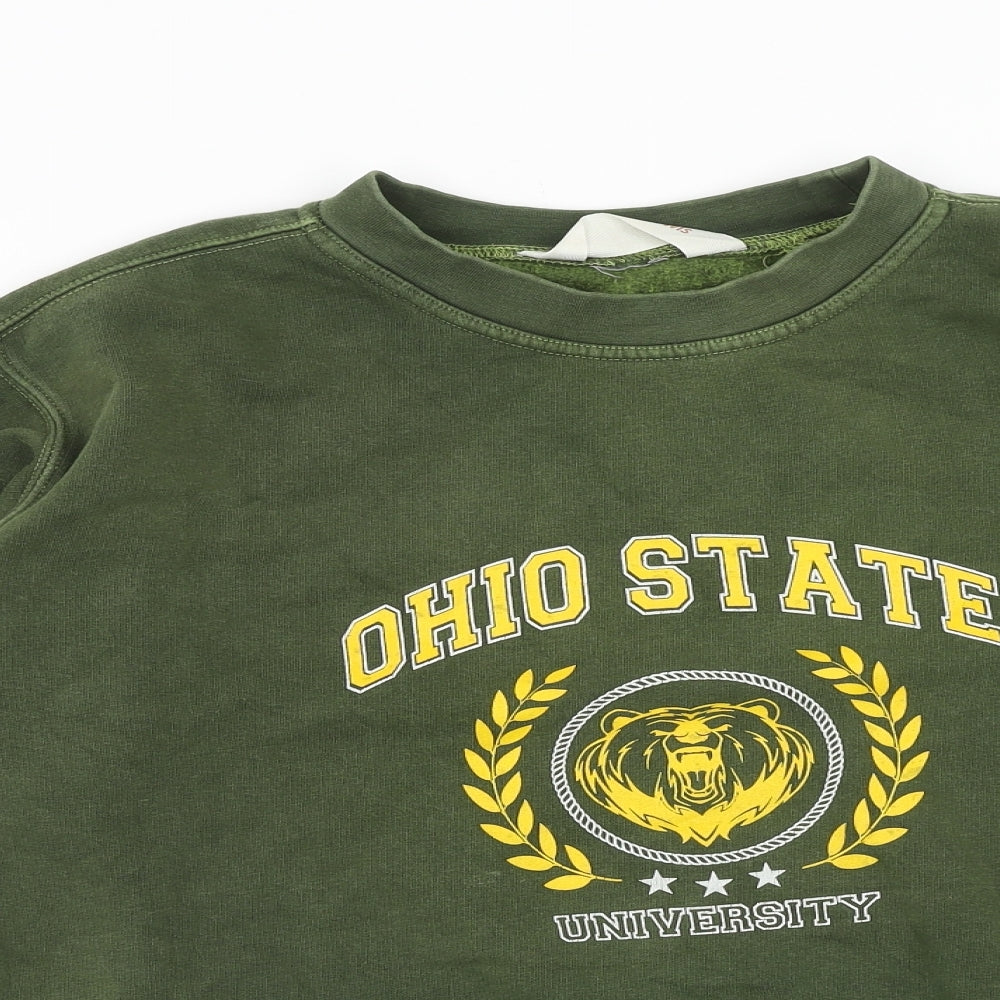 Harper & Lewis Womens Green Cotton Pullover Sweatshirt Size S Pullover - Ohio State University