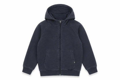 NEXT Boys Black Cotton Full Zip Hoodie Size 6 Years Zip