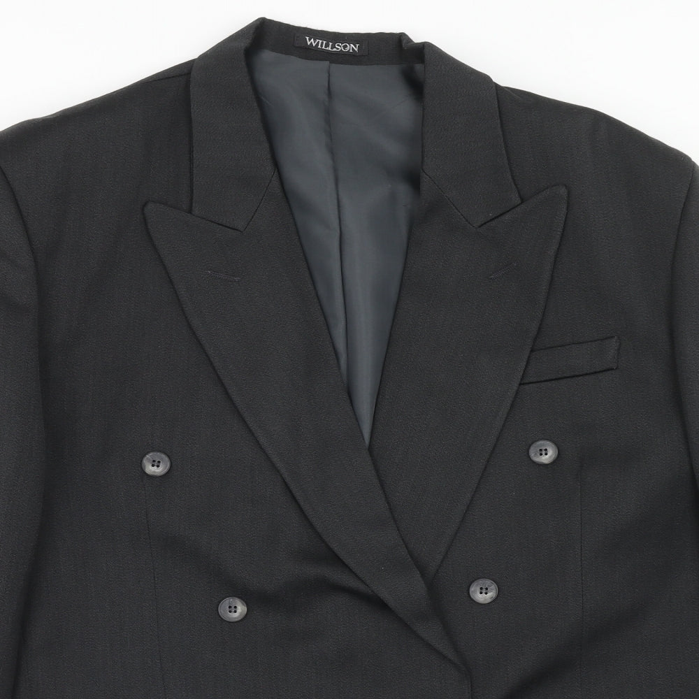 Mens UK Size 40 Wilson Regular Grey Suit Jacket