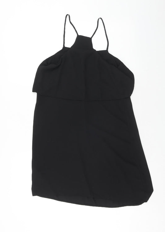 Womens UK Size 10 New Look Black Tunic Tank