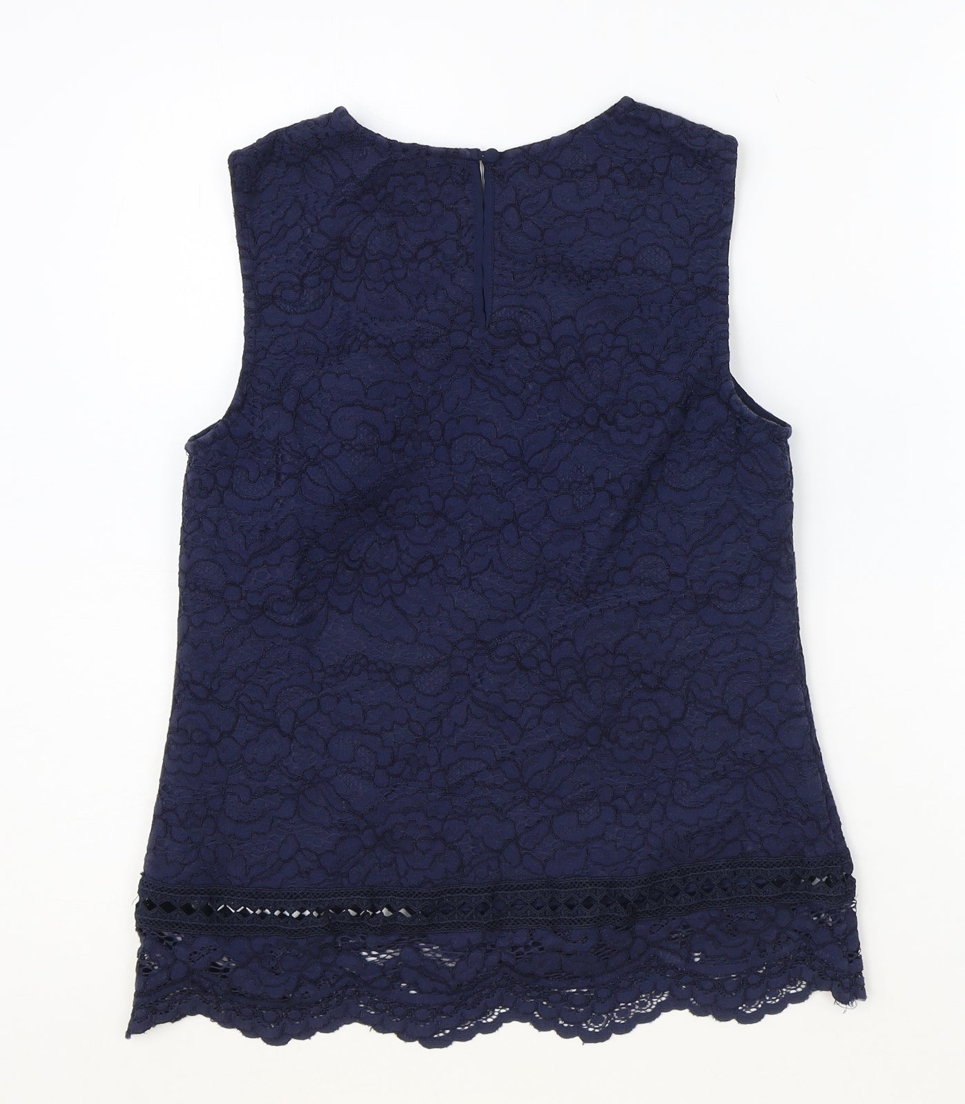 Womens UK Size 10 Warehouse Blue Basic Tank