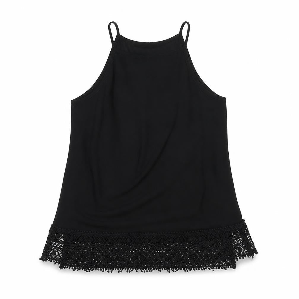 Womens UK Size 8 New Look Black Basic Tank