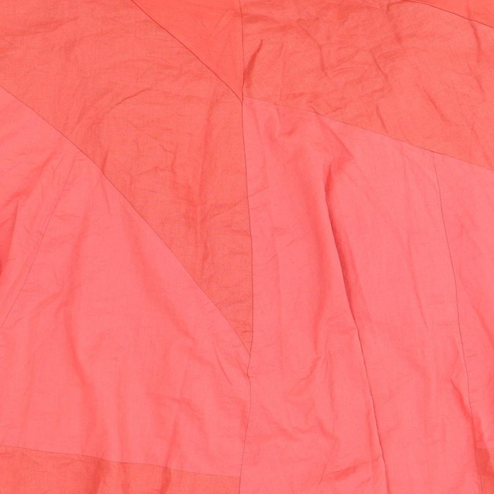 Marks and Spencer Womens Pink Polyester Swing Skirt Size 10
