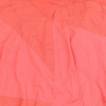 Marks and Spencer Womens Pink Polyester Swing Skirt Size 10
