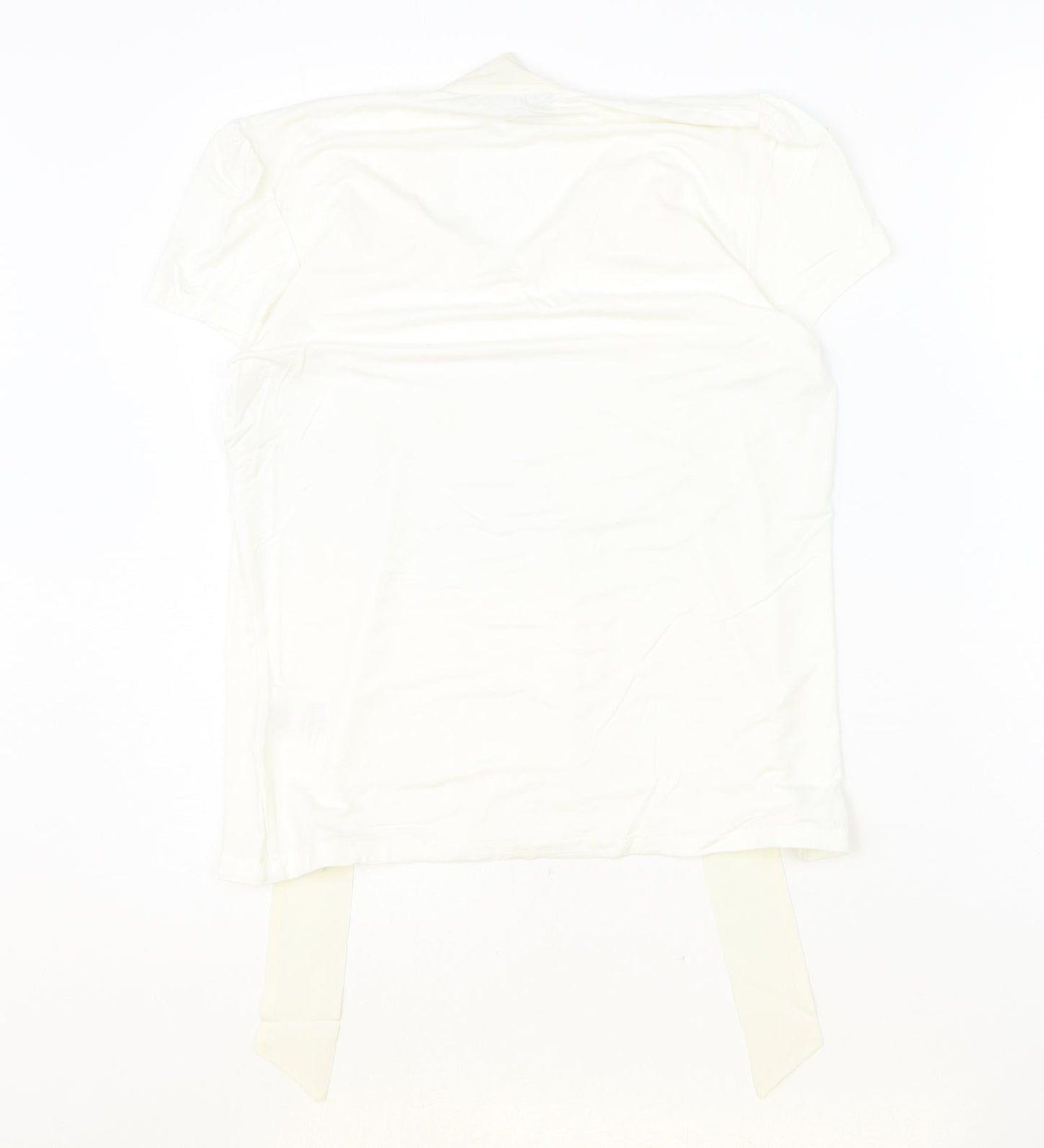 Womens UK Size M Hallhuber Ivory Basic Blouse