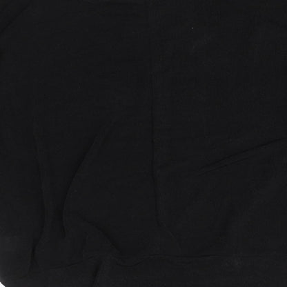 Womens UK Size M QED London Black Basic T-Shirt