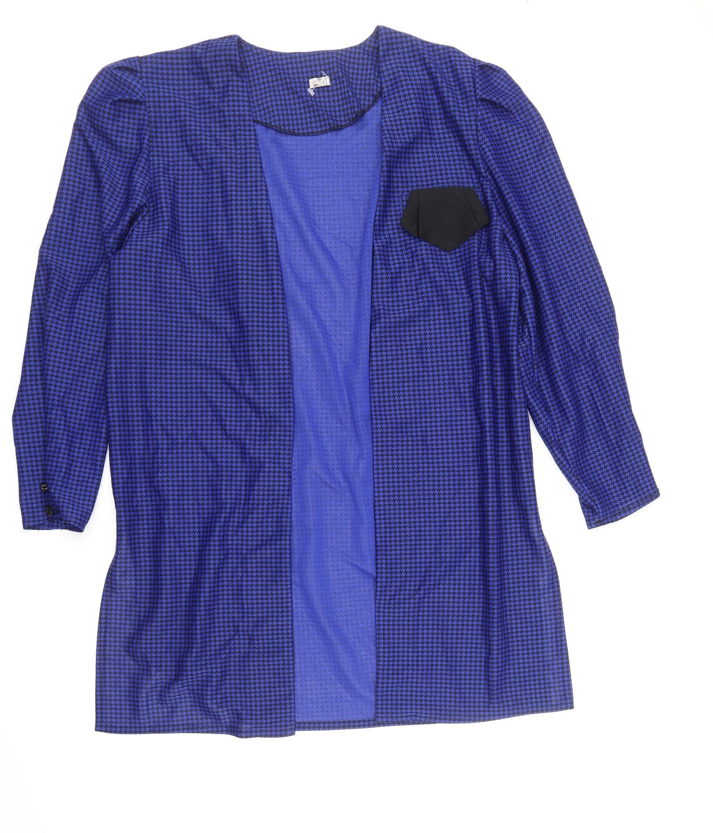 Womens UK Size 14 Preworn Blue Kimono Blouse