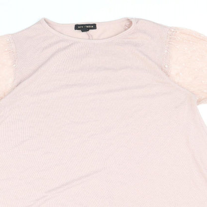 Womens UK Size M QED London Pink Pullover Jumper