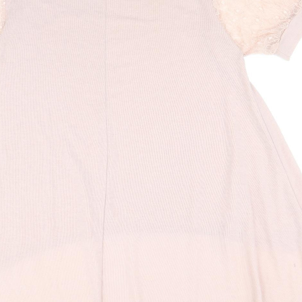 Womens UK Size M QED London Pink Pullover Jumper