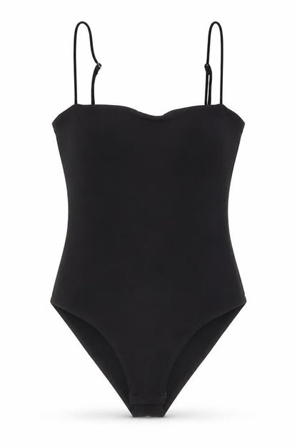 Womens UK Size 10 H&M One-Piece Black Bodysuit