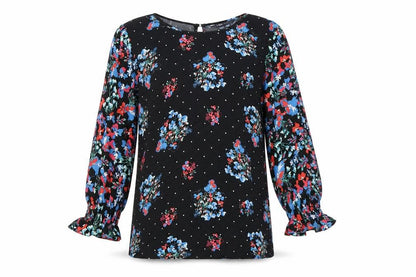 Womens UK Size 8 Marks and Spencer Black Basic Blouse