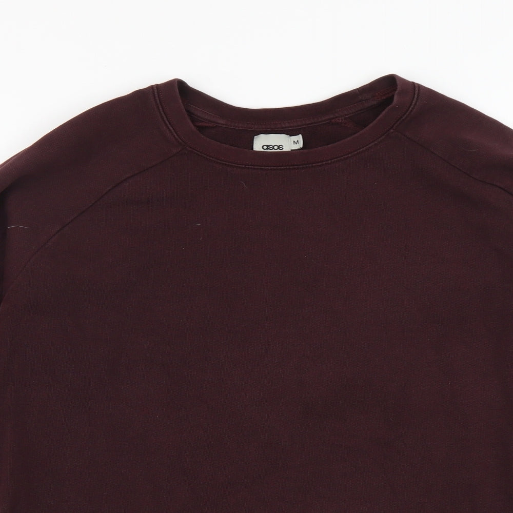 Mens UK Size M ASOS Purple Pullover Sweatshirt