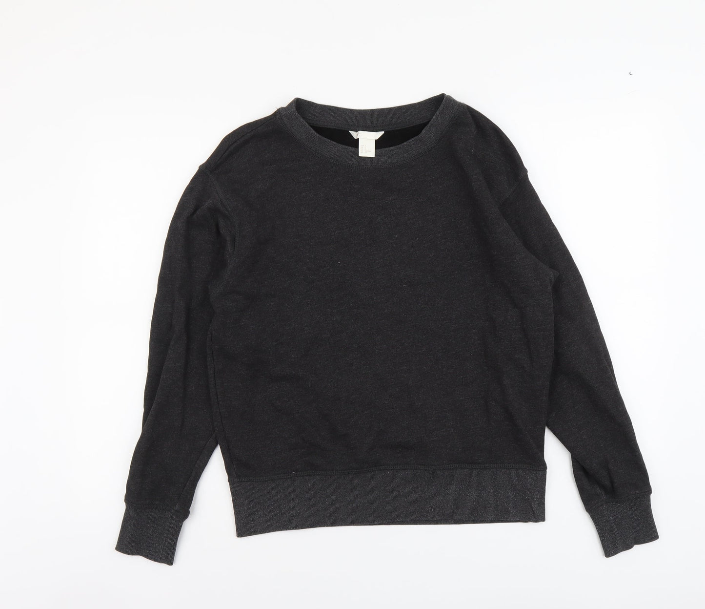 H&M Womens Grey Cotton Pullover Sweatshirt Size S Pullover