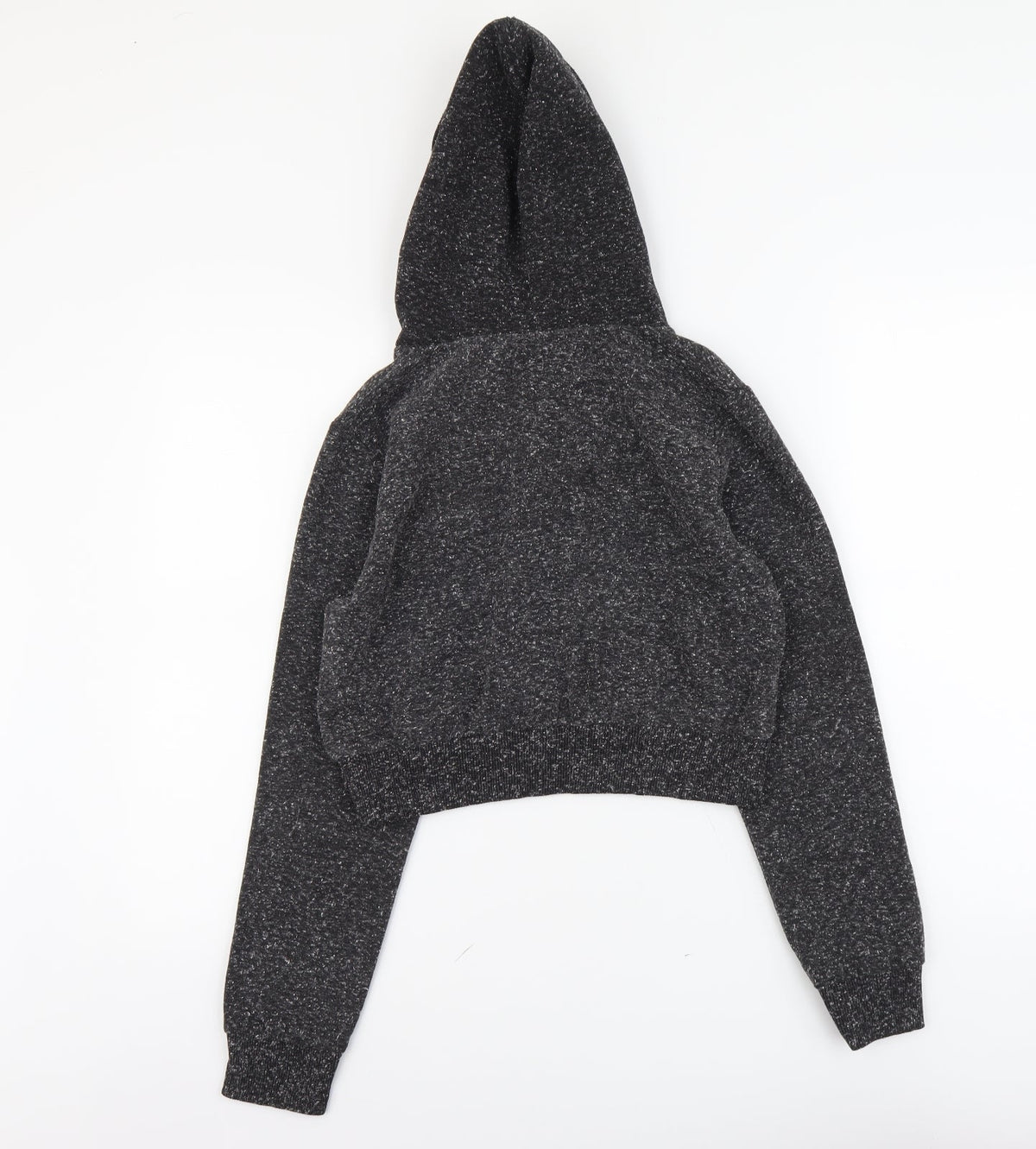 Hype Womens Grey Cotton Pullover Hoodie Size S Pullover
