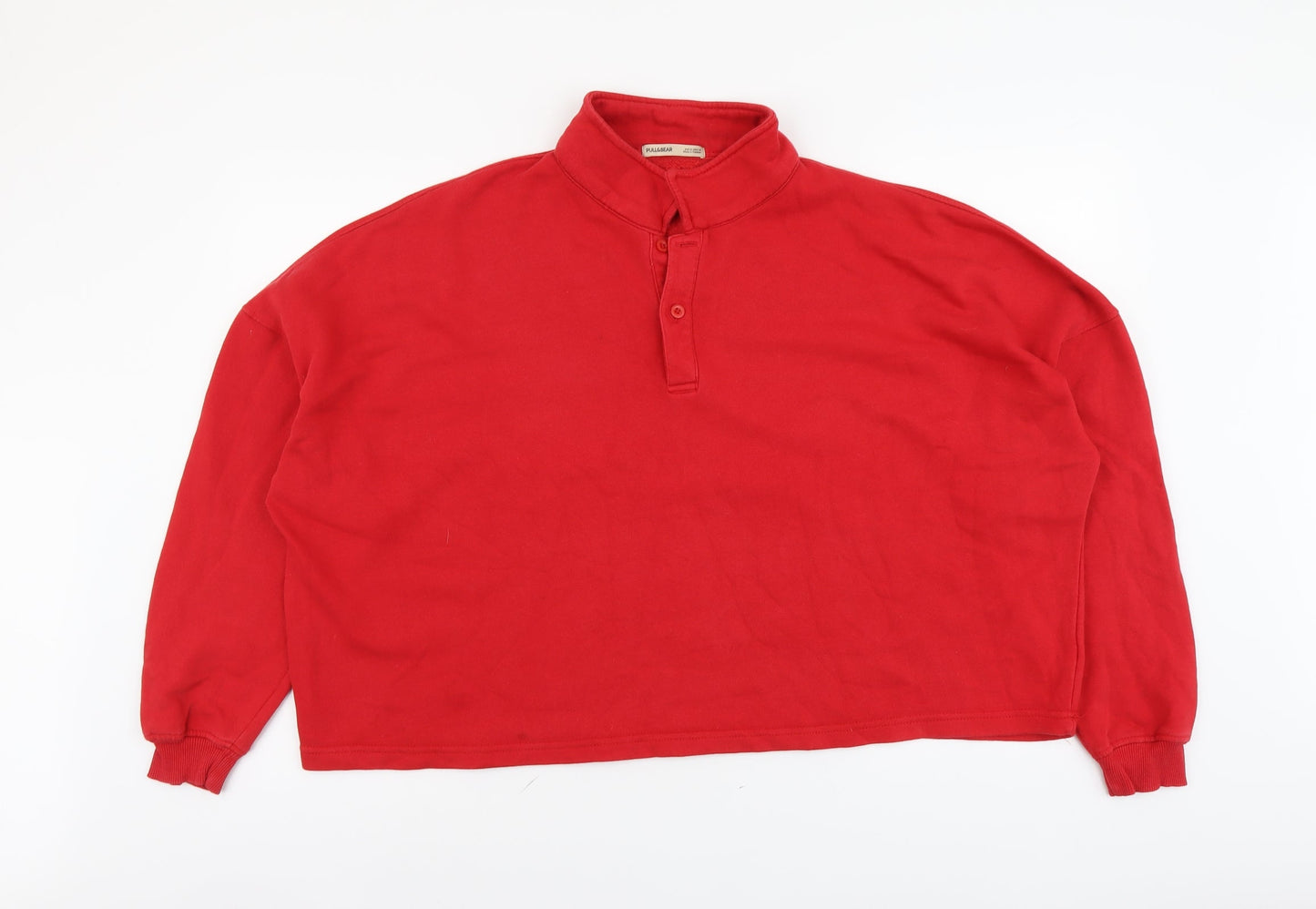 Womens UK Size XL Pull&Bear Red Pullover Sweatshirt