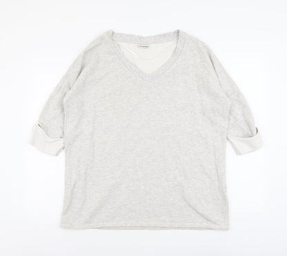 Noisy may Womens Grey Cotton Pullover Sweatshirt Size L Pullover