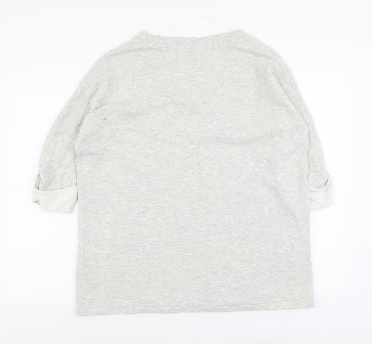 Noisy may Womens Grey Cotton Pullover Sweatshirt Size L Pullover