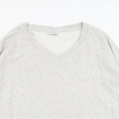 Noisy may Womens Grey Cotton Pullover Sweatshirt Size L Pullover