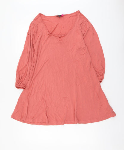 Womens UK Size 16 Marks and Spencer Pink Basic T-Shirt