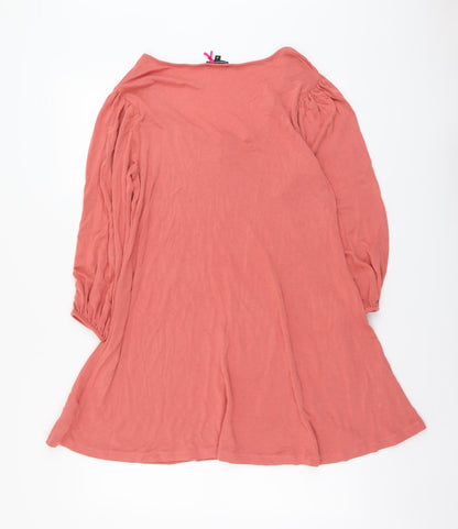 Womens UK Size 16 Marks and Spencer Pink Basic T-Shirt