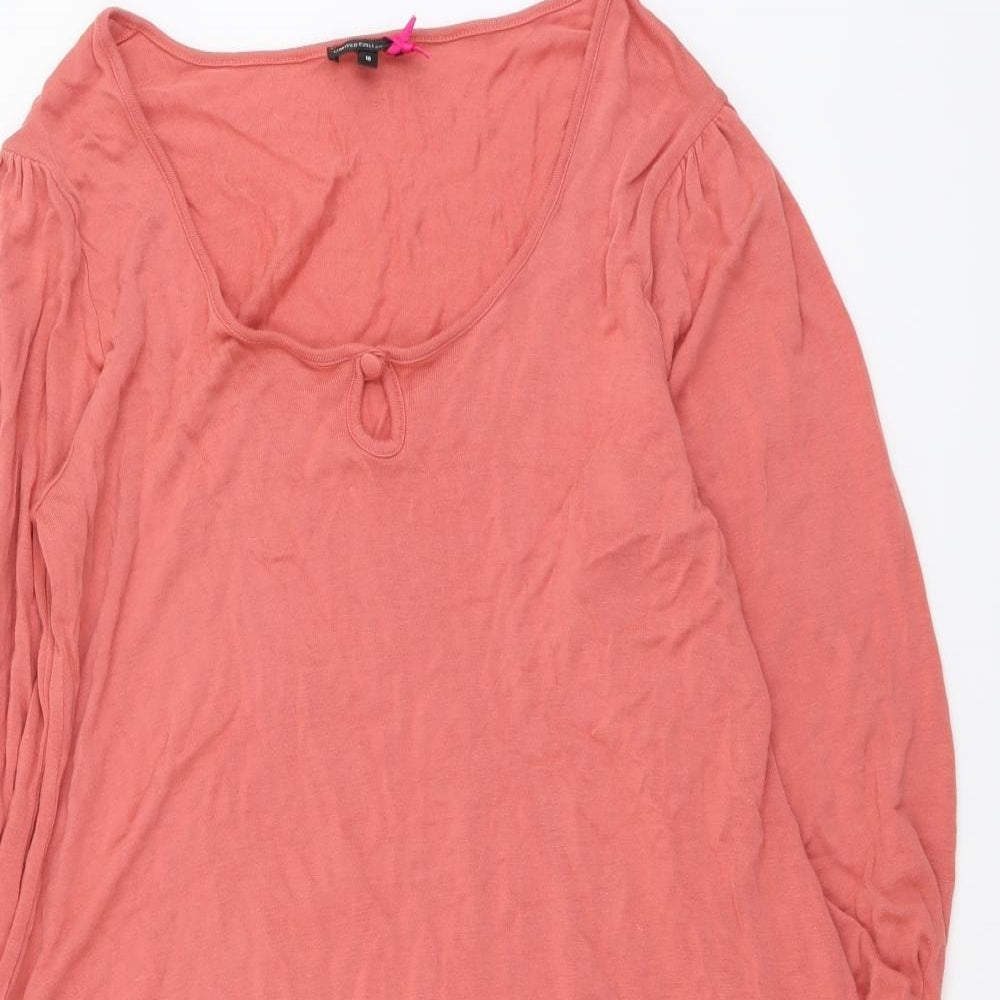 Womens UK Size 16 Marks and Spencer Pink Basic T-Shirt