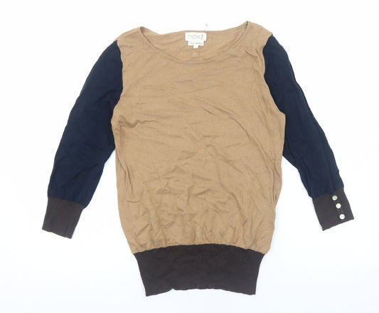 Womens UK Size 10 NEXT Brown Pullover Jumper