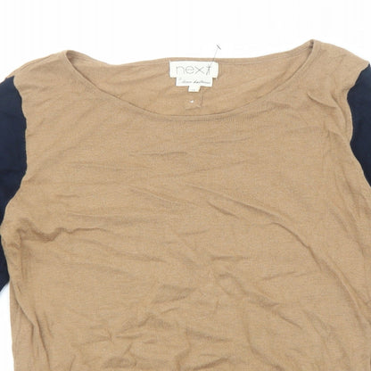 Womens UK Size 10 NEXT Brown Pullover Jumper