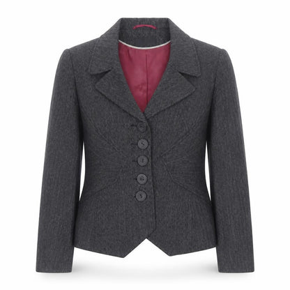 Womens UK Size 8 NEXT Plus Grey Blazer