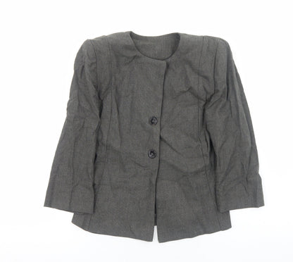 Womens UK Size S Preworn Grey Jacket