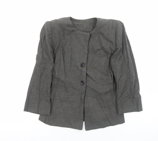 Womens UK Size S Preworn Grey Jacket