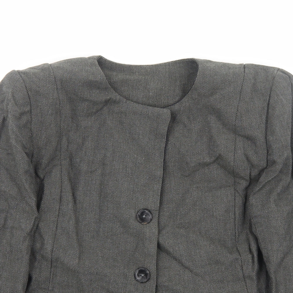 Womens UK Size S Preworn Grey Jacket