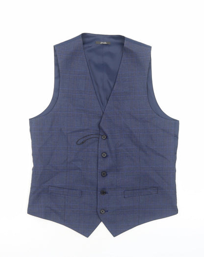 Mens UK Size M Marks and Spencer Regular Blue Suit Jacket