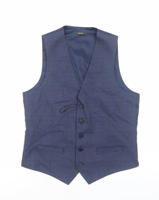 Mens UK Size M Marks and Spencer Regular Blue Suit Jacket