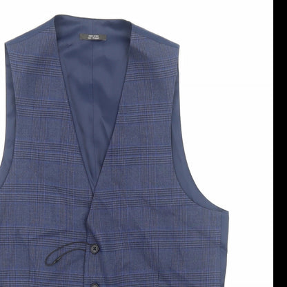 Mens UK Size M Marks and Spencer Regular Blue Suit Jacket