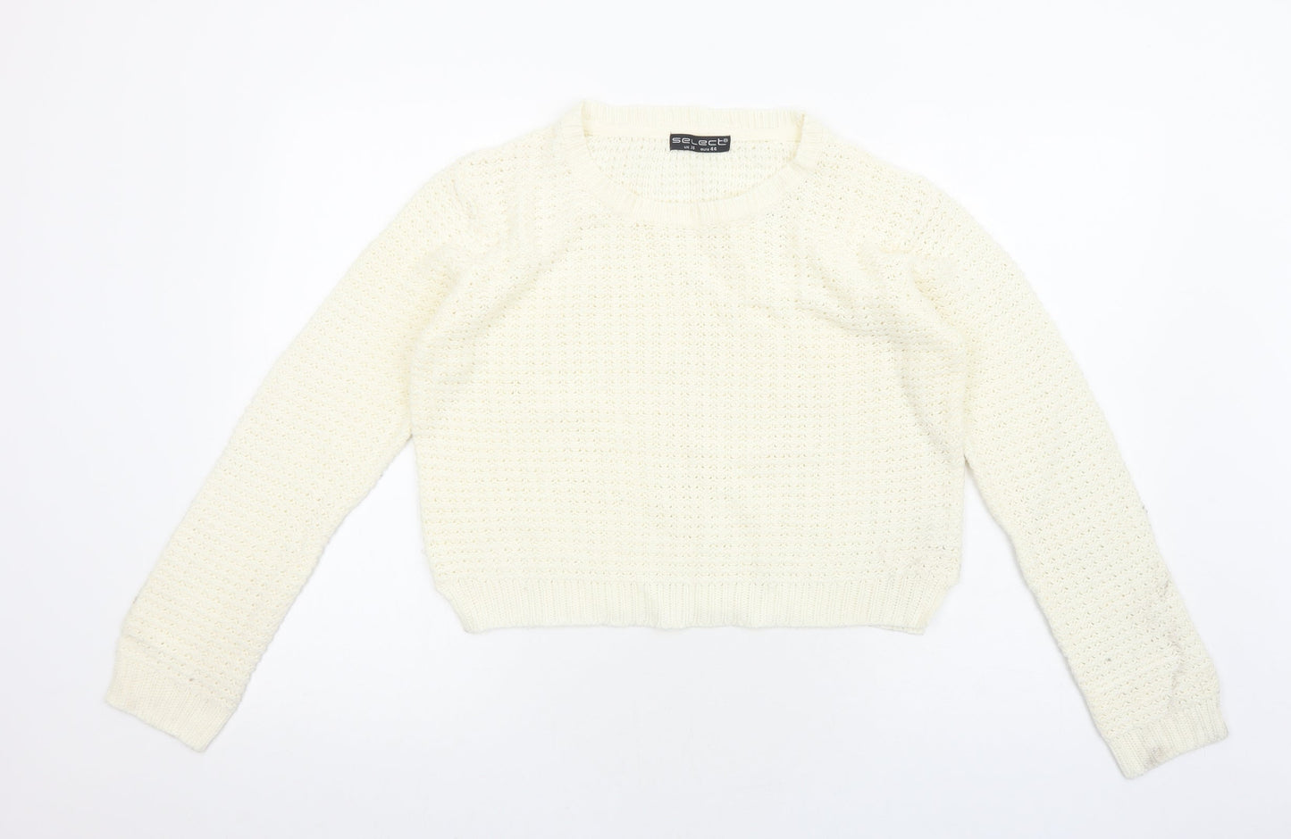 Womens UK Size 16 Select Ivory Pullover Jumper