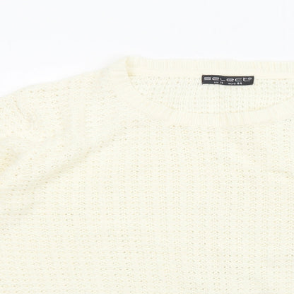 Womens UK Size 16 Select Ivory Pullover Jumper