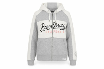 Brookhaven Womens Grey Polyester Full Zip Hoodie Size 10 Zip - Brooklyn