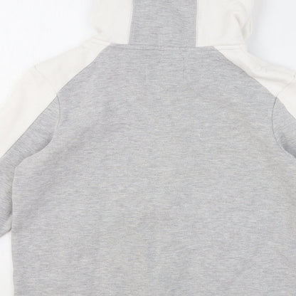 Brookhaven Womens Grey Polyester Full Zip Hoodie Size 10 Zip - Brooklyn