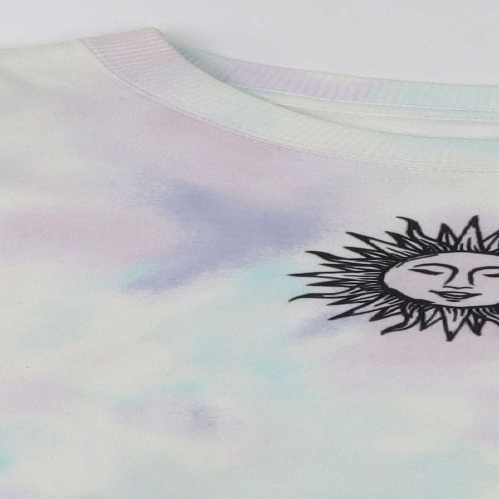 Hollister Womens Multicoloured Cotton Pullover Sweatshirt Size S Pullover - Tie Dye Pattern