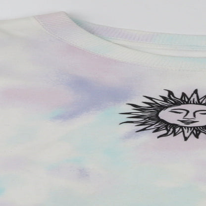 Hollister Womens Multicoloured Cotton Pullover Sweatshirt Size S Pullover - Tie Dye Pattern