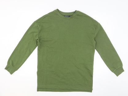 Womens UK Size 8 Marks and Spencer Green Pullover Sweatshirt
