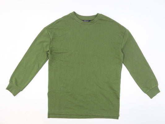 Womens UK Size 8 Marks and Spencer Green Pullover Sweatshirt