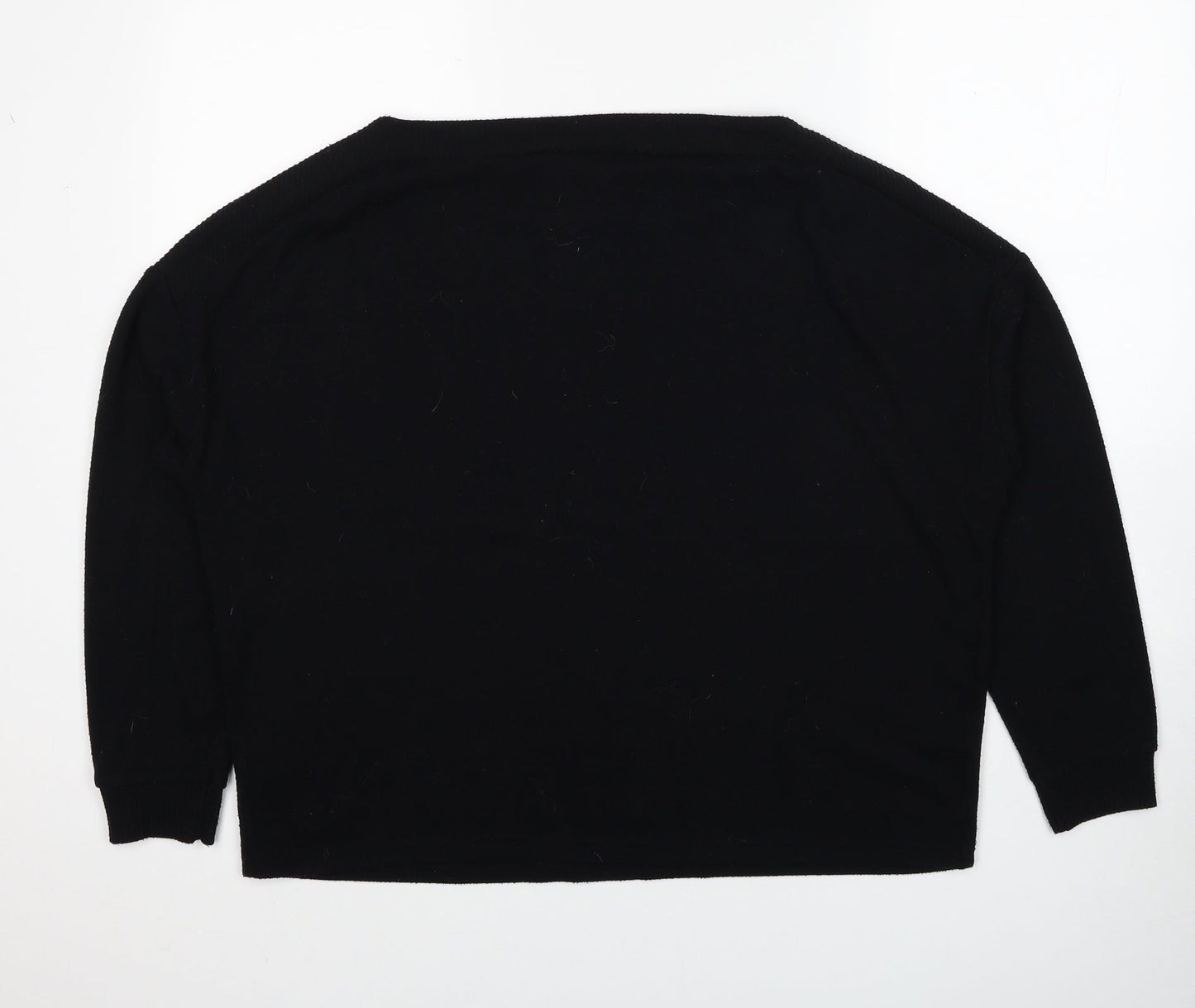 Womens UK Size 14 Dorothy Perkins Black Pullover Jumper