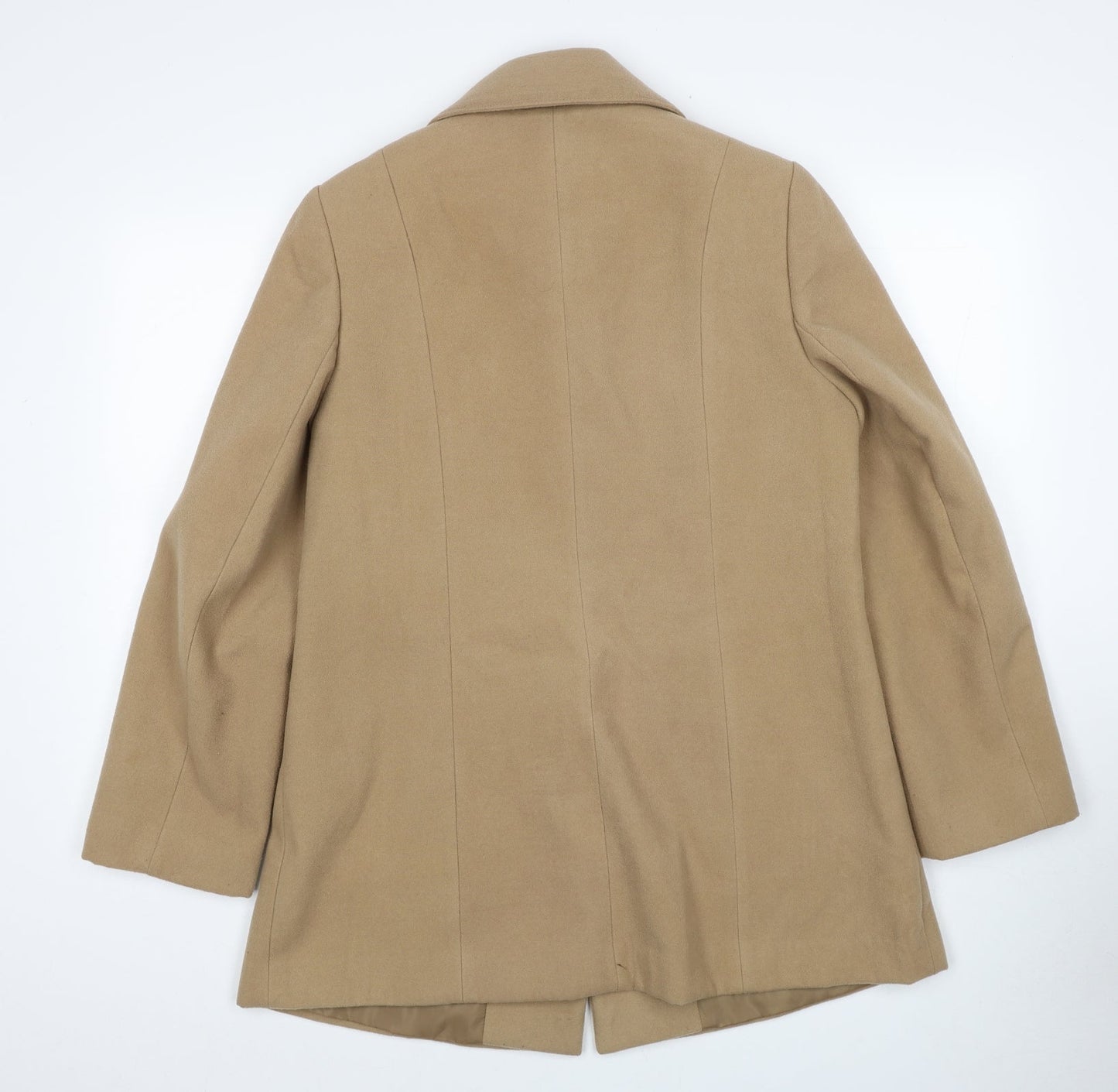 Womens UK Size 12 EWM Beige Pea Coat