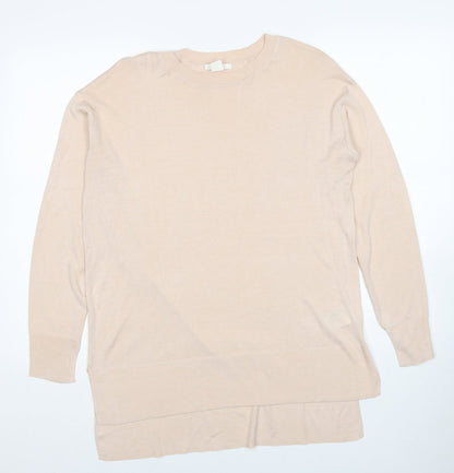 Womens UK Size S H&M Pink Pullover Jumper
