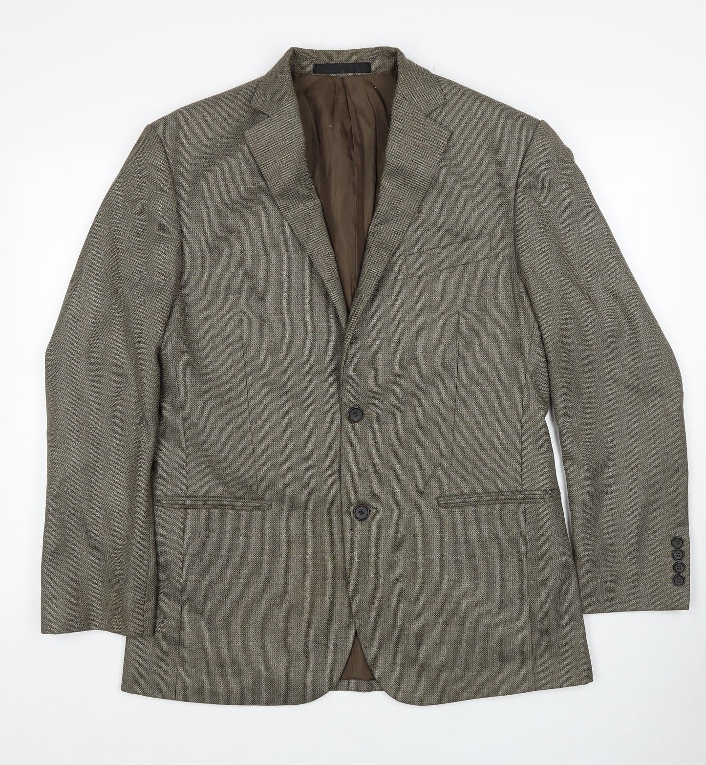Mens UK Size M Marks and Spencer Regular Brown Suit Jacket
