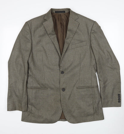 Mens UK Size M Marks and Spencer Regular Brown Suit Jacket
