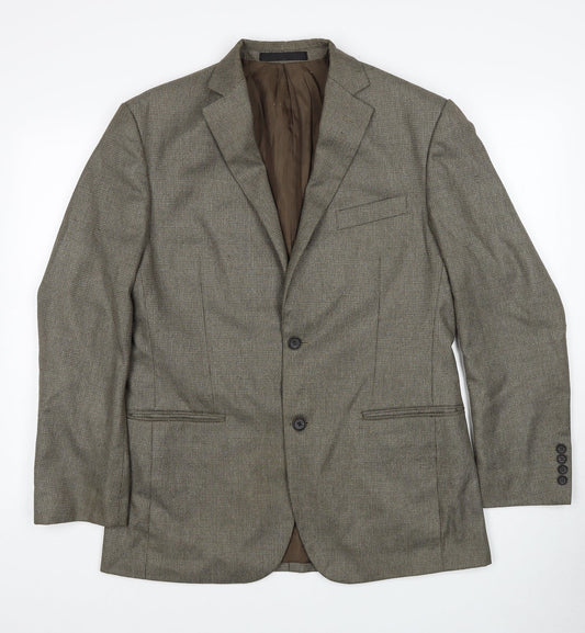 Mens UK Size M Marks and Spencer Regular Brown Suit Jacket